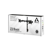Arctic Z2 Basic dual nosačza monitore, desk mountdual monitor arm