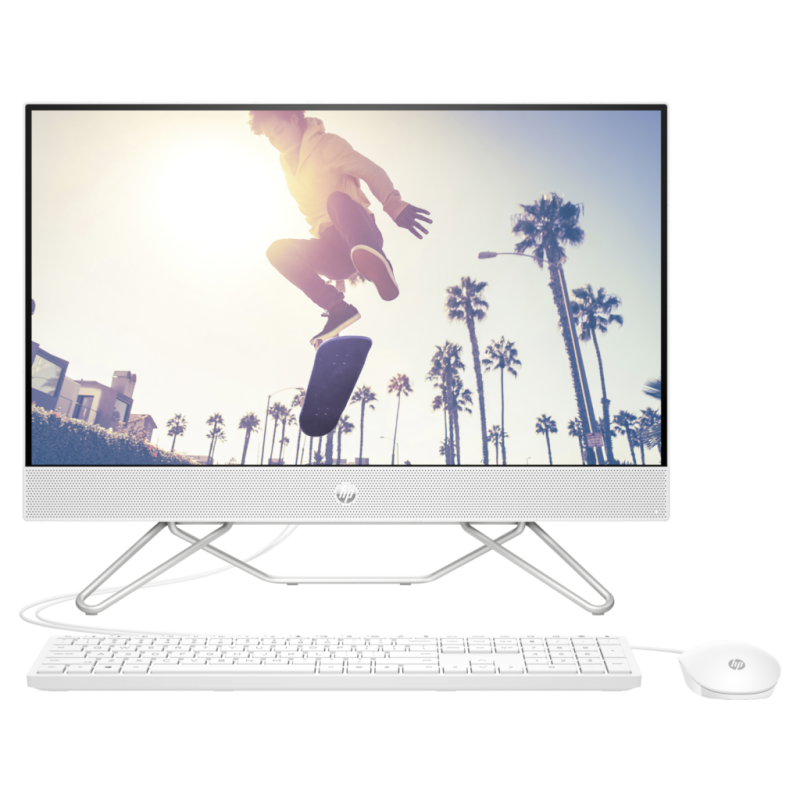 HP 24-cb1073ny All-inOne PC23,8" NT 1215U,8Gb,512Gb,FreeDoS,periferija, Bijeli, 12 mjeseci