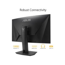 Asus TUF Gaming VG27VQMzakrivljeni gaming monitor,27", FHD,240 Hz, VA,HDMI, DP
