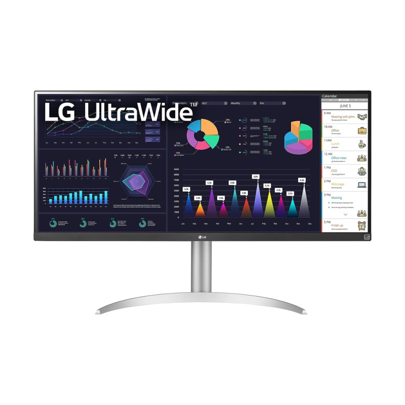 LG 34" UltraWide 34WQ650-WIPS, 2560x1080, 400cd, 1000:15ms, 100Hz, HDMI, DP, 2x7w