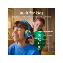 Philips TAK4200 djecije slusBT LED svjetla do 45h bateribezicno dijeljenje zvuka aplikacija