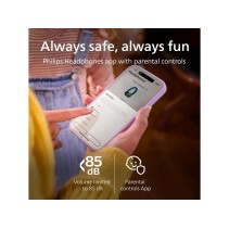 Philips TAK4200 djecije slusBT LED svjetla do 45h bateribezicno dijeljenje zvuka aplikacija