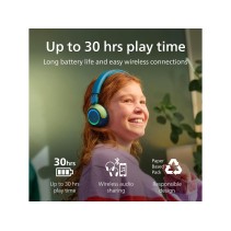 Philips TAK4200 djecije slusBT LED svjetla do 45h bateribezicno dijeljenje zvuka aplikacija