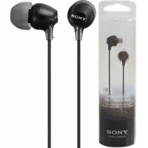 Sony slušalice EX-15 crne,In-Ear, mikrofon