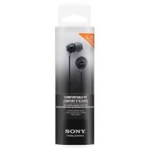 Sony slušalice EX15 crneIn-Ear BlackSmartphone Mic and Control