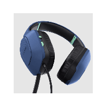 Trust GXT 415B Zirox gamingslušalice, žičane, 200 cm kabl, 3.5 mm, over-ear, mikrofon, plave