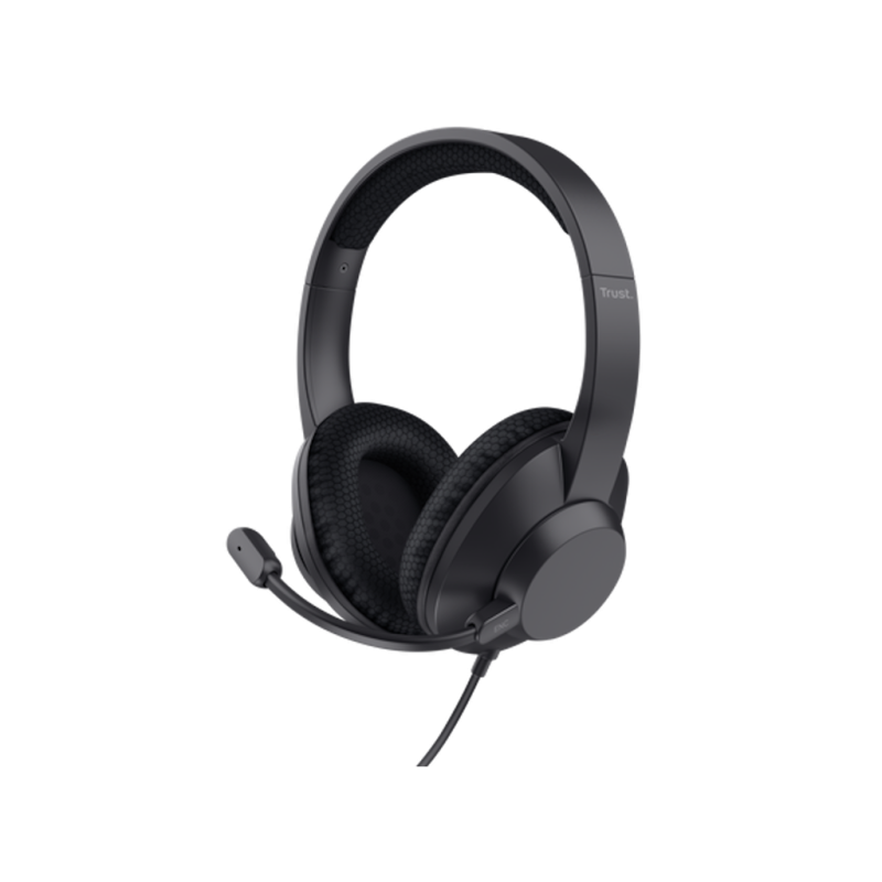 Trust Ayda Max USB-ENC žičaneslušalice, noise-cancellingmikrofon, stereo, crne