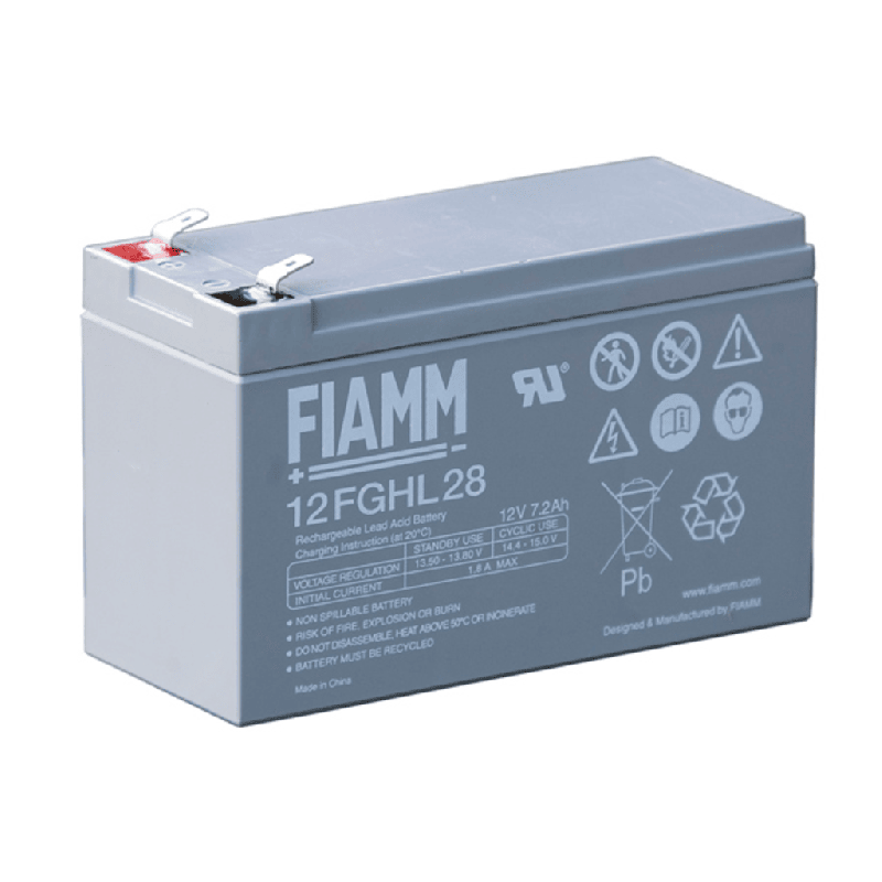 FIAMM baterija 7.2 Ah 12VBATT 12FGHL28 - 12V 7.2Ah