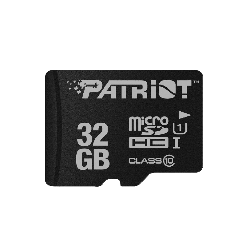Patriot microSD 32GBUHS-I, SDXC, U1, C10up to 80MB/s read Patriot microSD 32GBUHS-I, SDXC, U1, C10up to 80MB/s read