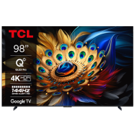 TCL 98"C655 4K QLED TVGoogle TV QLED pro 144HZMotion clarity pro HDMI 2.1 2.1 ONKYO