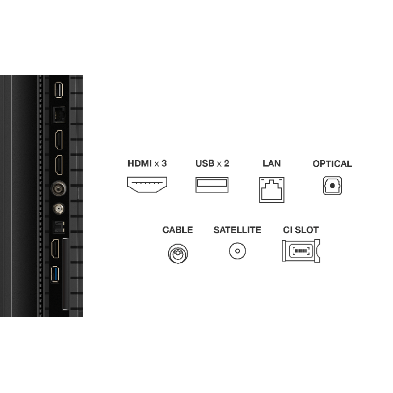 TCL 75"P7K 4K QLED TV 60HzGoogle TV HDR multi-formatHVA Panel Game Master Dolby Atmos