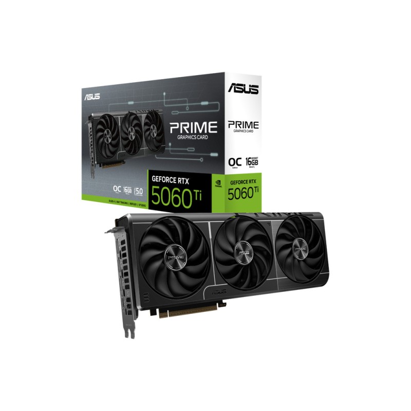 ASUS VGA PRIME-RTX5060TI-O16G16GB GDDR7, 128-bit3x DP, 1x HDMI