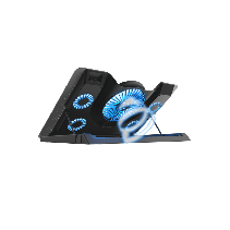 Trust Quno Cooling Stand LED GXT 1125 Laptop cooling stand sa 5 ventilatora + stalak za telefon
