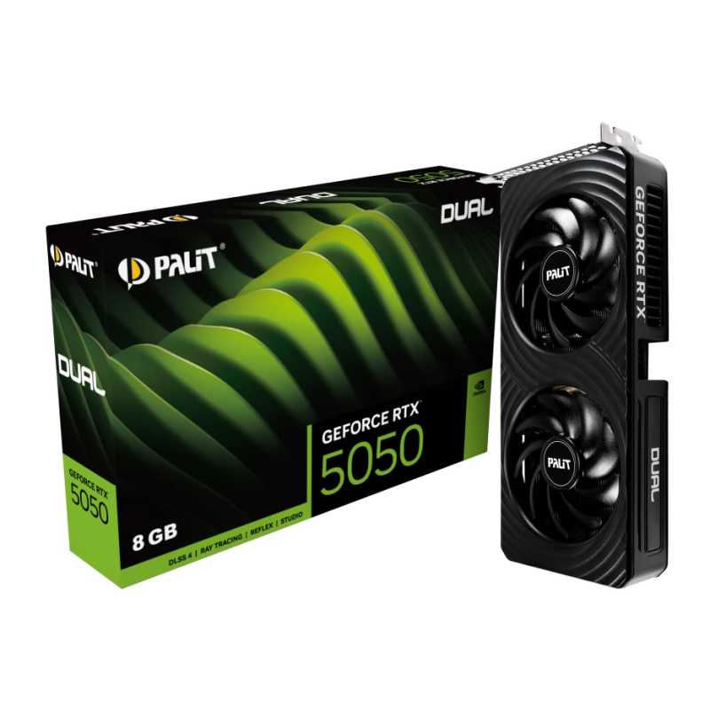 PALIT VGA 5050 Dual 8GB 8GB GDDR6, 128-bit, 3x DP, 1x HDMI