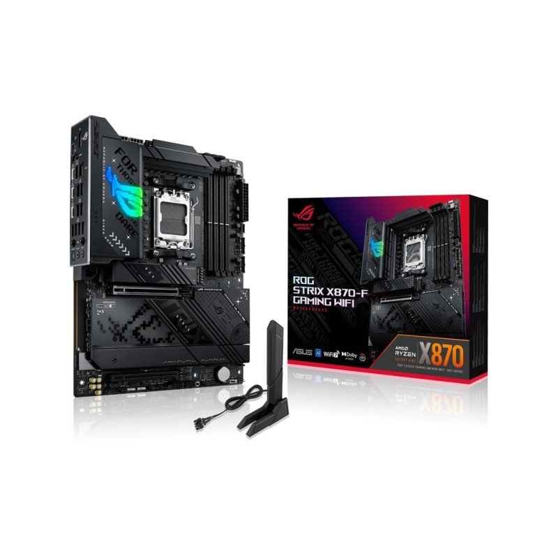 ASUS ROG STRIX X870-F GAMINGWIFI, X870, AM5 4xDDR54x M.2 2x SATA,HDMI,12x USB, RAID,ATX