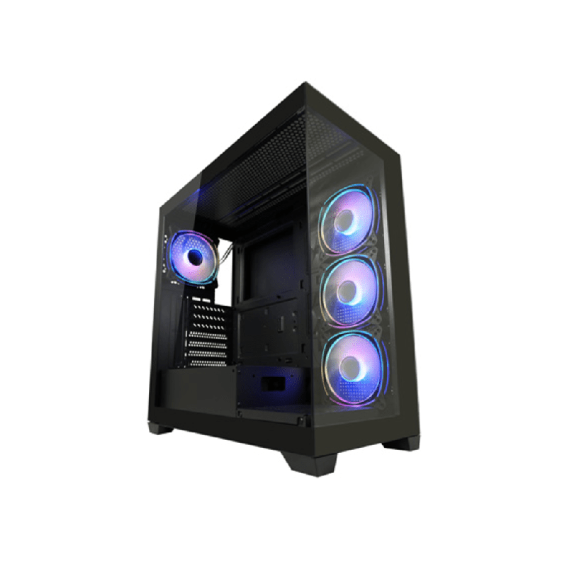 LC-Power Case Gaming 715B Midi-tower, ATX, 4x ARGB fan1x USB-C, 2x USB-A