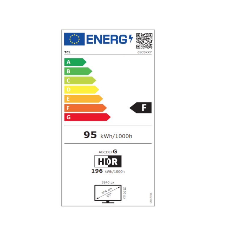 TCL TV 65C6K 4K QLED