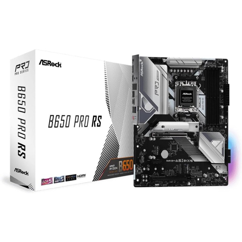 ASROCK MB B650M Pro RSAMD B650, AM5, 4xDDR5, 3xM.24xSATA, RAID, HDMI, DP, MicroATX