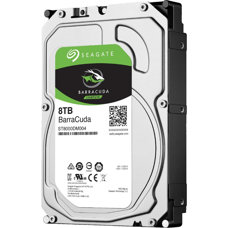 Seagate BarraCuda ST8000DM004 8 TB 5400 RPM SATA III 256 MB predmemorija Seagate BarraCuda ST8000DM004 8 TB 5400 RPM SATA III 256 MB predmemorija