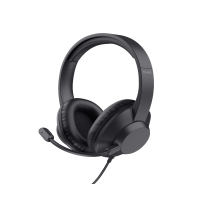 Trust Ayda MAX USB slušalice,over-head, žičane, USB-C,USB-A, stereo, crne