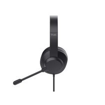 Trust Ayda MAX USB slušalice,over-head, žičane, USB-C,USB-A, stereo, crne