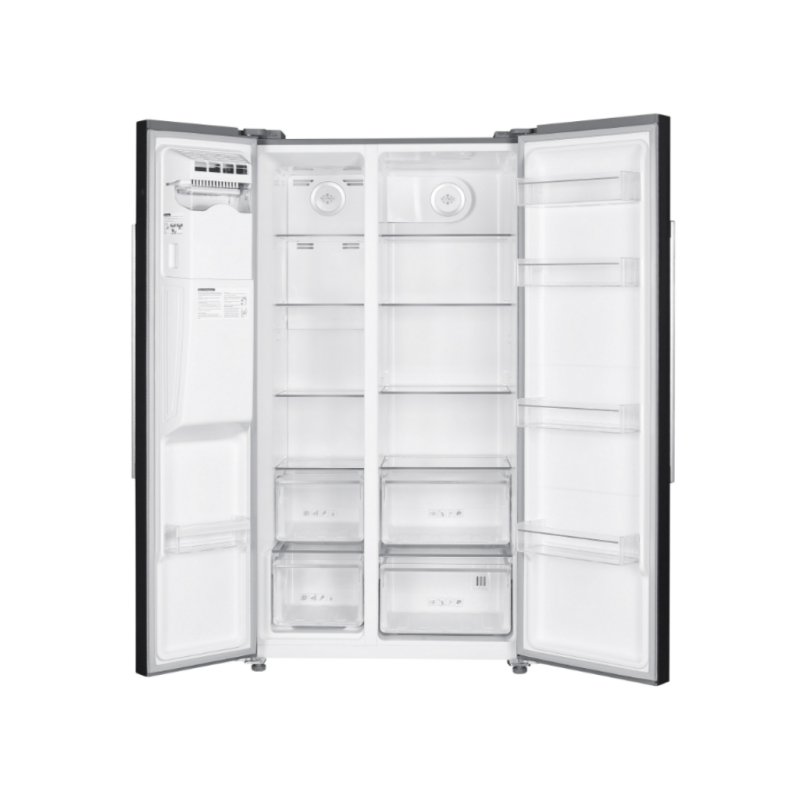 Tesla RB5210FHXI Side‑by‑Side frižider, Total No Frost, 177 cm (V) × 90 cm (Š) × 66 cm (D)