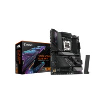 Gigabyte X870E AORUS Elite WiFi7 – ATX, DDR5 (4 slot), M.2 (4 slot), SATA (4 port), HDMI (2 port), DP (2 port), 12 USB‑portova.