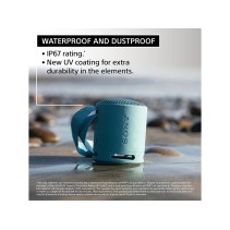 Sony SRS‑XB100 Bluetooth zvučnik plava – Extra Bass, 10 W, 10 h trajanje baterije, IPX5 vodootporan