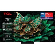 TCL 75" C7K 4K QD‑Mini LED TV – 144 Hz, Google TV, Game Master, Bang & Olufsen zvuk, HDR Premium