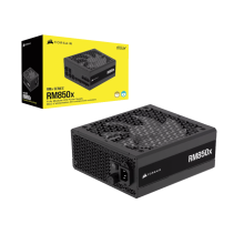 Corsair PSU 850W RM850xGold, Fully Modular, 12V-2x68xSATA, 3xPCIe, ATx 3.1, PCIe 5.1