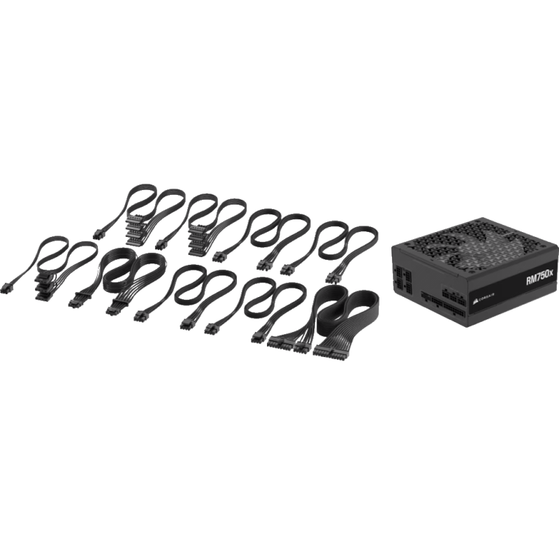 Corsair PSU 750w RM750xGold, Fully Modular, 12V-2x68xSATA, 4xPCIe, ATX 3.1, PCIe 5.1 Corsair PSU 750w RM750xGold, Fully Modular, 12V-2x68xSATA, 4xPCIe, ATX 3.1, PCIe 5.1