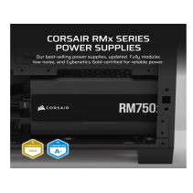 Corsair PSU 750w RM750xGold, Fully Modular, 12V-2x68xSATA, 4xPCIe, ATX 3.1, PCIe 5.1