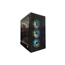 ANS IG-MAX X3804-A06 Giant Mesh E‑ATX kućište – 3 × 12 cm RGB ventilatora, 3 × USB, audio panel