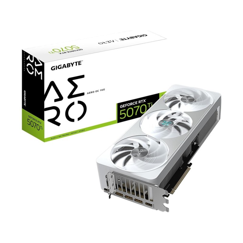 Gigabyte GeForce RTX 5070 Ti Aero OC 16 GB GDDR7, 256‑bit, 3×DP i 1×HDMI