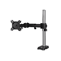Arctic Z1 Gen 3 – mat crna nosač monitora (13‑32", do 9 kg) s integriranim USB‑hubom