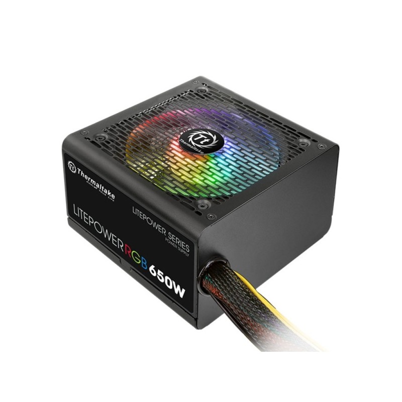 Thermaltake Litepower RGB 650WBlack RGB,6+2pin PCI-E Connector x 2 Thermaltake Litepower RGB 650WBlack RGB,6+2pin PCI-E Connector x 2