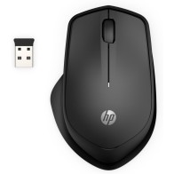 HP 19U64AA bežična tihi miš 280 – crna, 2,4 GHz, nano prijemnik, optički senzor, dugotrajna baterija