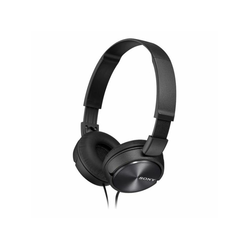 Sony MDR‑ZX310 crne in‑ear slušalice – 9 mm driver, mikrofon, daljinski upravljač, lagane i udobne