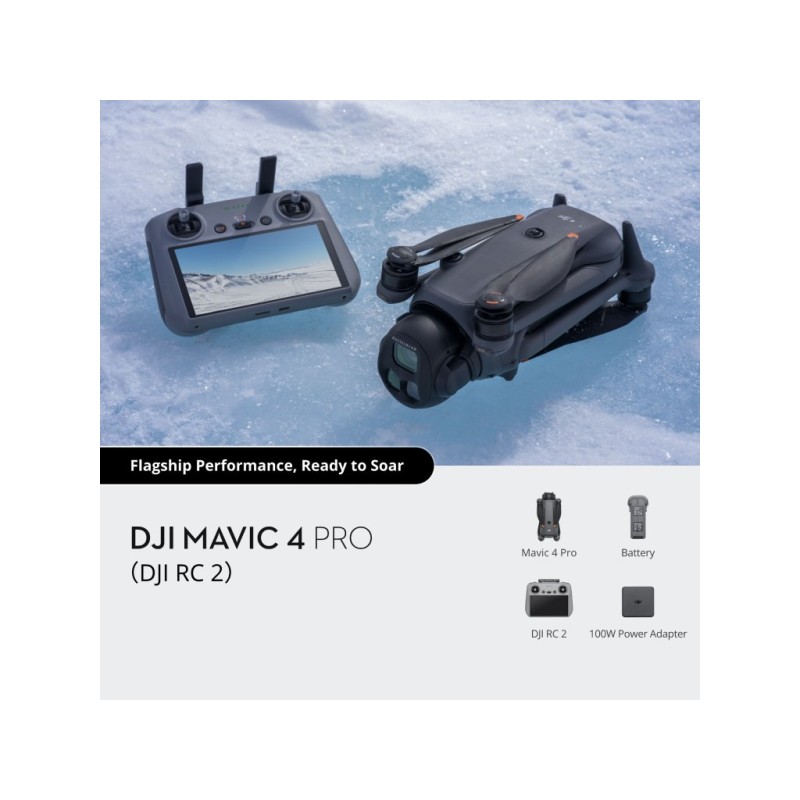 DJI Mavic 4 Pro – 4K kamera, 46 min maksimalnog leta, 8 km dosega, OcuSync 3.0, 3‑osni gimbal.