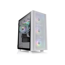 Thermaltake H570 TG ARGB Snow – srednja kućište s tempered staklom, 3×120 mm ARGB Lite ventilatora i RGB kontrolerom.