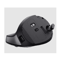 Trust Bayo II bežični ergonomski miš – silent, optički 800‑2400 DPI, USB, crna