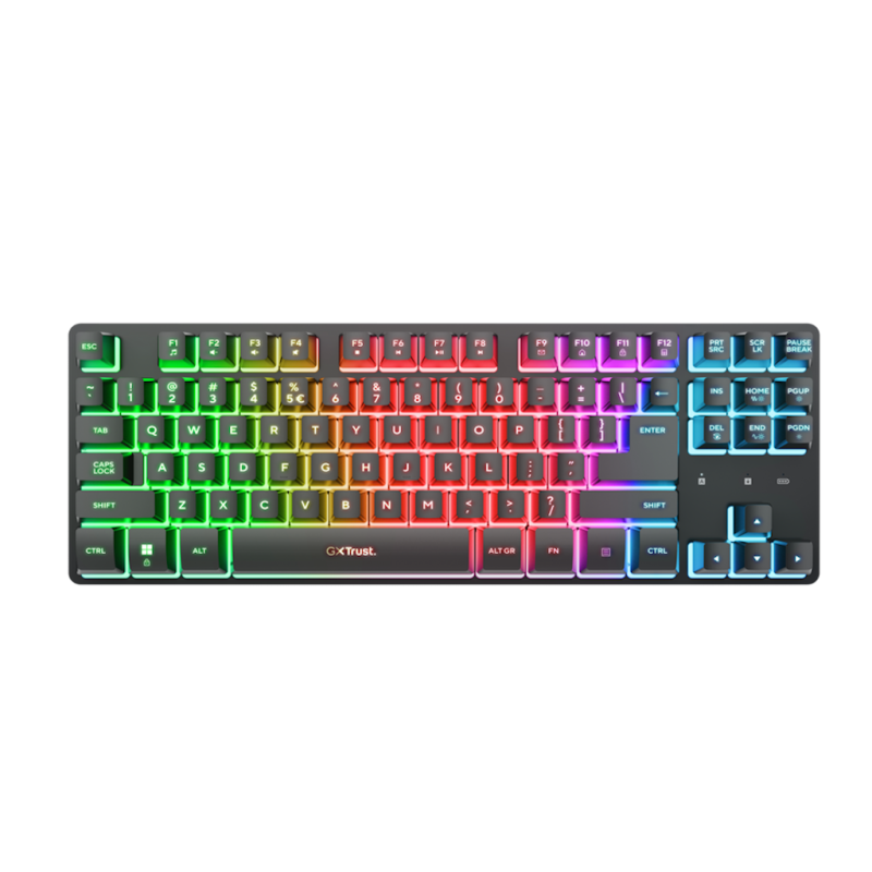 Trust GXT832 Thado WRLS KB&M set – crna gaming tipkovnica + miš, meko tipkanje, RGB osvjetljenje, lokalizirano BIH.