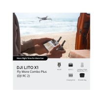 DJI Lito X1 FMC Plus LiPo baterija 2S / 4500 mAh + DJI RC‑2 daljinski upravljač
