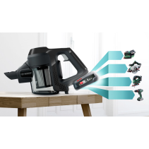 BOSCH Akumulatorski Usisivač Unlimited Serie 6, Crna, do 30 min