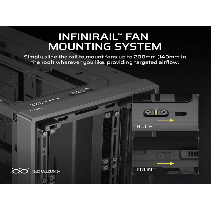 CORSAIR FRAME 4000D Case360mm radiator, 170mm cooler430mm GPU, ATX, Black