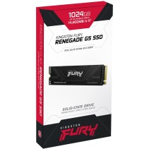 Kingston Fury Renegade G5 1TB NVMe M.2 SSD - PCIe 5.0, 14200/11000 MB/s