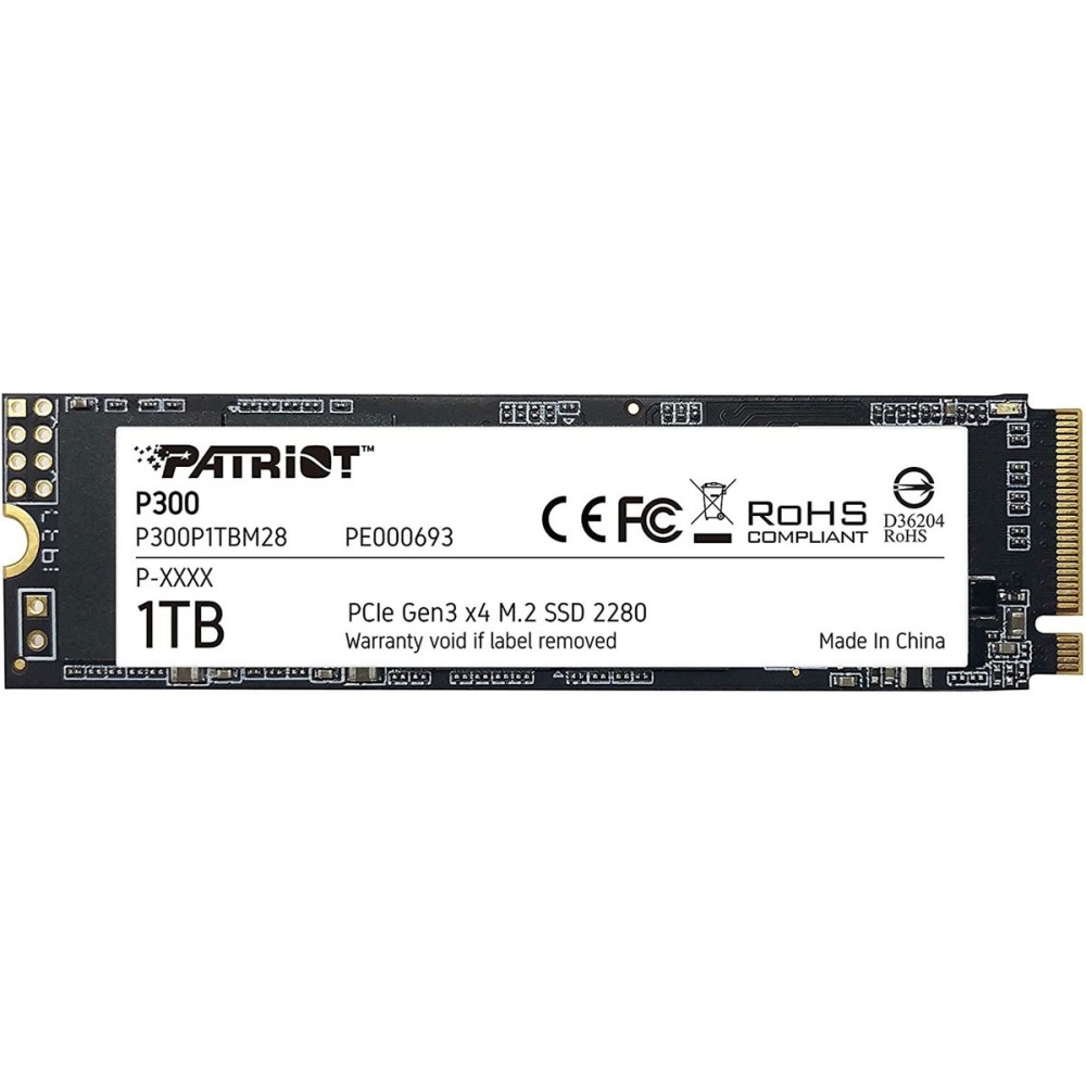 Patriot P300 1TB M.2 PCIe Gen3x4 SSD - 2100/1650 MB/s