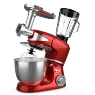 Tesla KR600RA Kuhinjski robot 1000 W, 6 brzina, 5 L posuda, mljevenje mesa i 1,5 L blender.