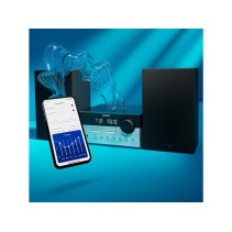 Philips Mini linija TAM4205M2CD - MP3-CD, USB, FM, Bluetooth, 80 W RMS, LED zaslon i daljinski upravljač